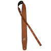 Ortega OSBY-4 Genuine-Leather Guitar-Strap - Byzantine Bourbon
