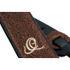 Ortega OSBY-6 Genuine-Leather Guitar-Strap - Byzantine Brown