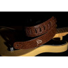 Ortega OSBY-6 Genuine-Leather Guitar-Strap - Byzantine Brown