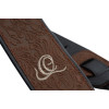 Ortega OSBY-6 Genuine-Leather Guitar-Strap - Byzantine Brown