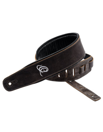 Ortega OSCL-1 Genuine-Leather Guitar-Strap - Roman Marble