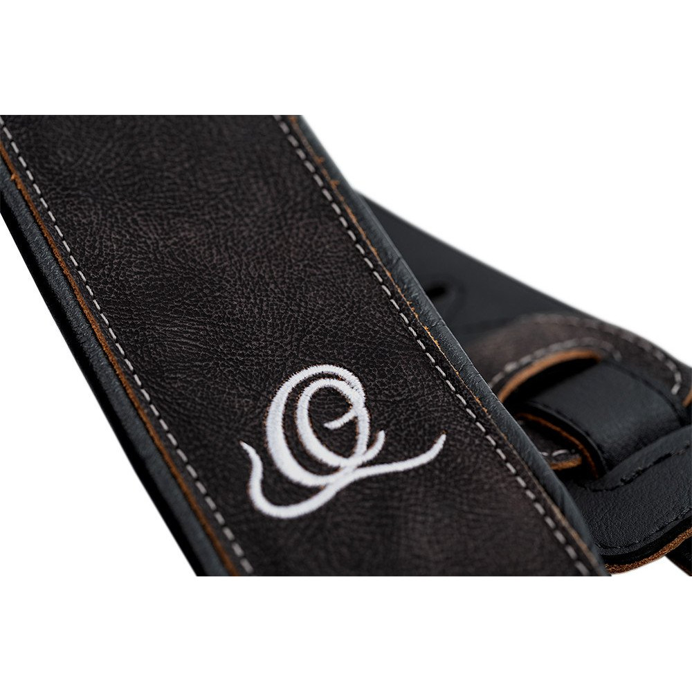 Ortega OSCL-1 Genuine-Leather Guitar-Strap - Roman Marble