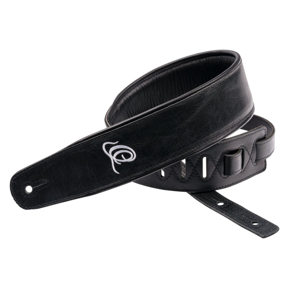 Ortega OSCL-3 Genuine-Leather Guitar-Strap - Vintage Ash