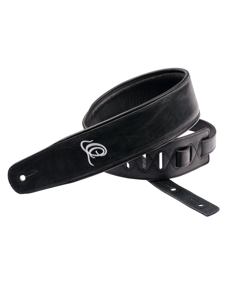 Ortega OSCL-3 Genuine-Leather Guitar-Strap - Vintage Ash
