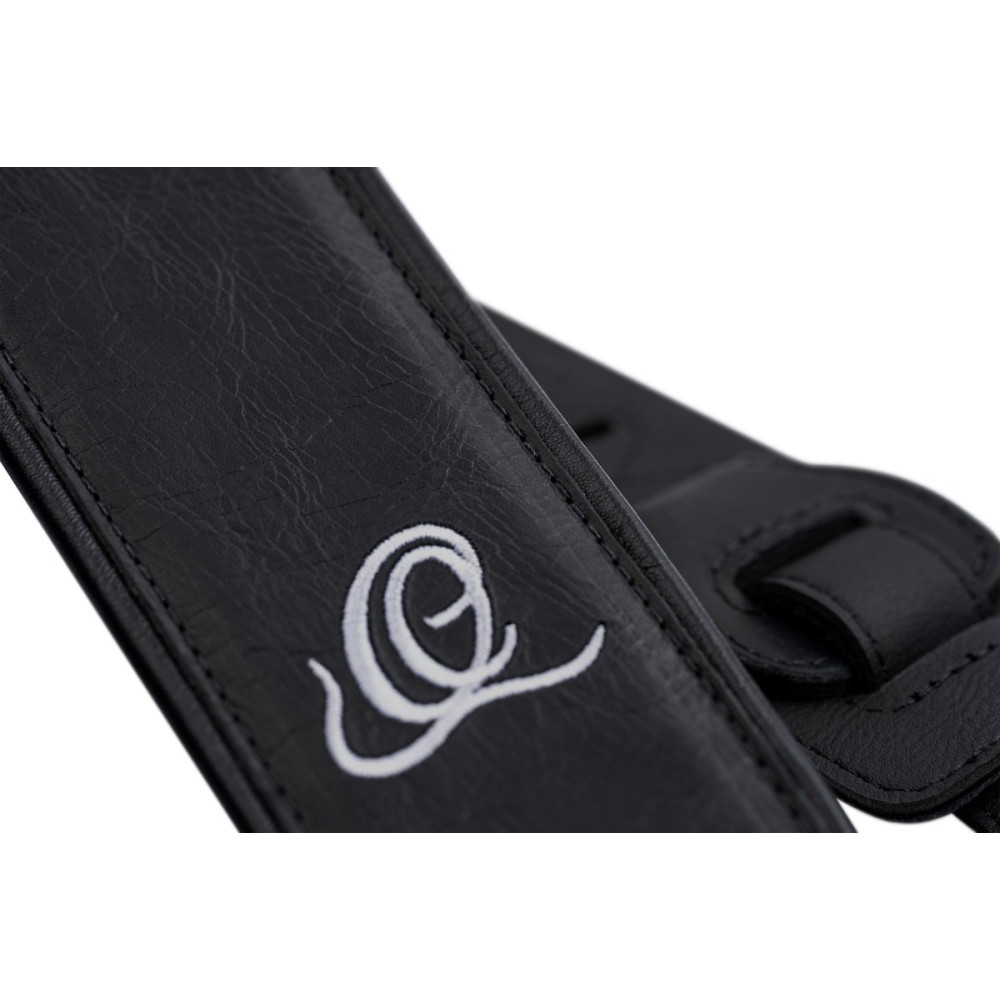 Ortega OSCL-3 Genuine-Leather Guitar-Strap - Vintage Ash