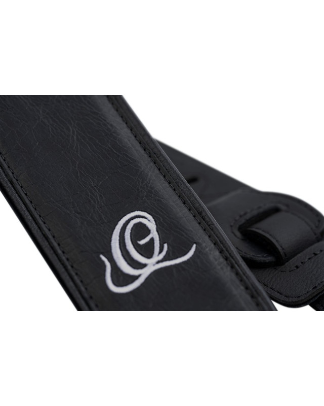 Ortega OSCL-3 Genuine-Leather Guitar-Strap - Vintage Ash