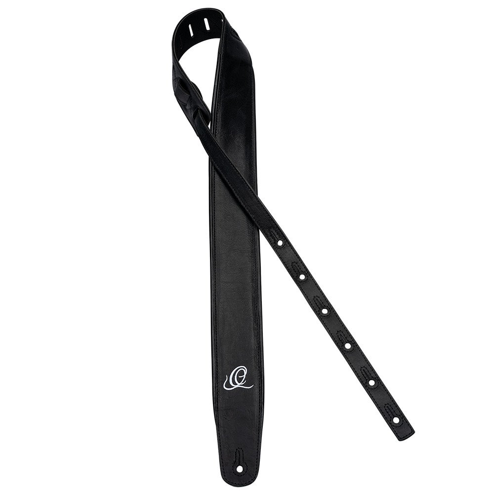 Ortega OSCL-3 Genuine-Leather Guitar-Strap - Vintage Ash