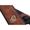 Ortega OSCL-5 Genuine-Leather Guitar-Strap - Vintage Caramel