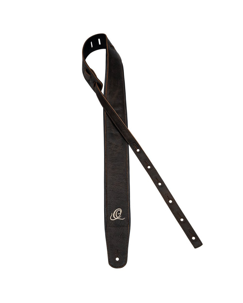 Ortega OSCL-6 Genuine-Leather Guitar-Strap - Vintage Bronze