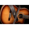 Ortega OSCU-1 Genuine-Leather Guitar-Strap - Dark Brown Croco