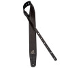 Ortega OSCU-1 Genuine-Leather Guitar-Strap - Dark Brown Croco