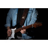 Ortega OSCU-3 Genuine-Leather Guitar-Strap - Dark Brown Lizzy