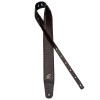 Ortega OSCU-3 Genuine-Leather Guitar-Strap - Dark Brown Lizzy