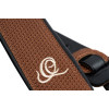 Ortega OSCU-5 Genuine-Leather Guitar-Strap - Tan Braid