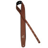 Ortega OSCU-5 Genuine-Leather Guitar-Strap - Tan Braid