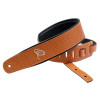 Ortega OSCU-6 Genuine-Leather Guitar-Strap - Orange Braid