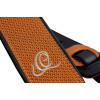 Ortega OSCU-6 Genuine-Leather Guitar-Strap - Orange Braid