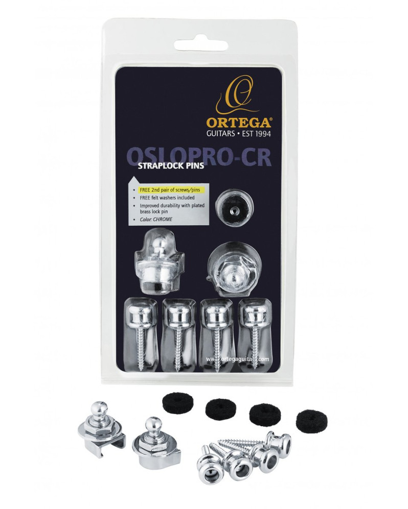 Ortega OSLOPRO-CR Strap Lock Pin Pro - Chrome