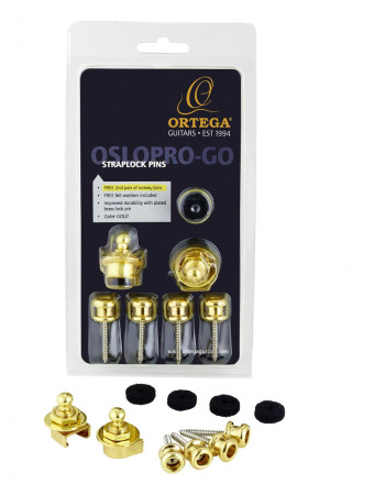 Ortega OSLOPRO-GO Strap Lock Pin Pro - Gold