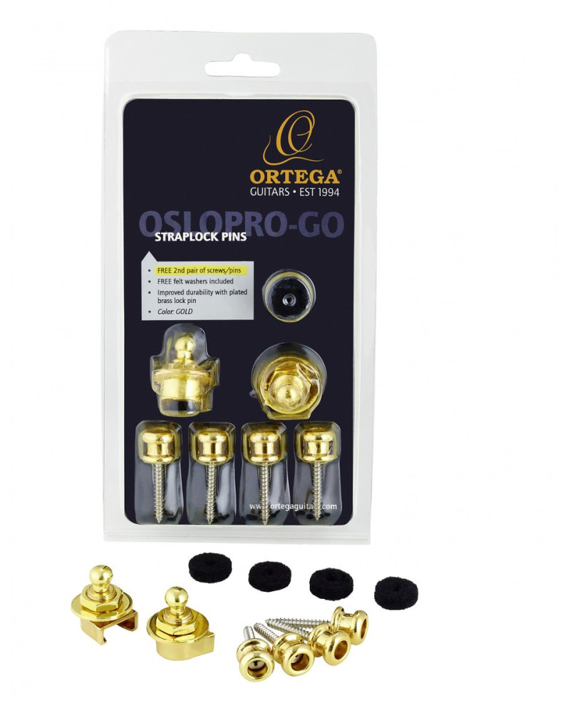 Ortega OSLOPRO-GO Strap Lock Pin Pro - Gold