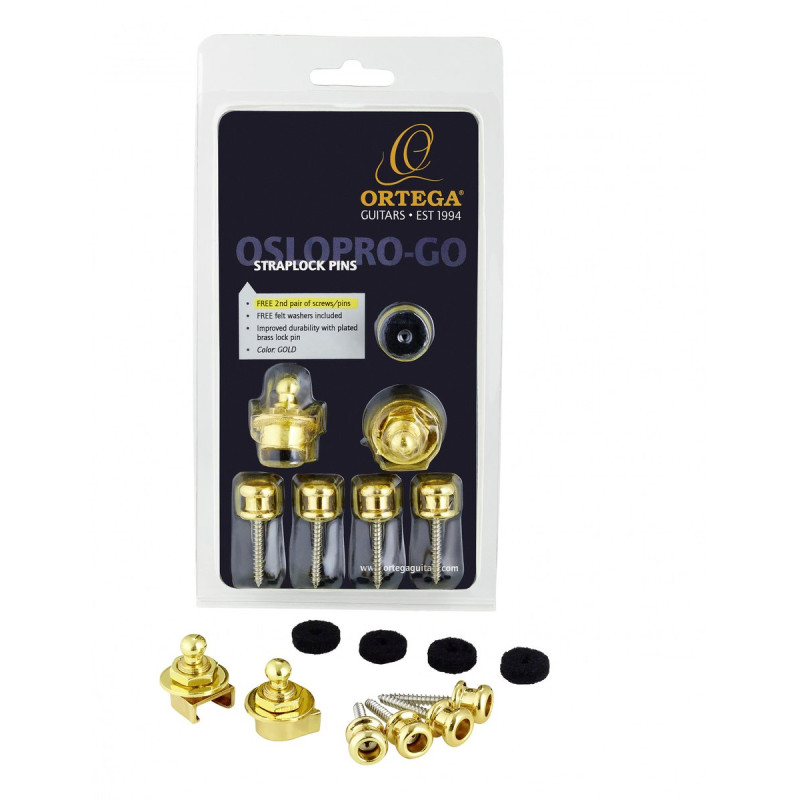 Ortega OSLOPRO-GO Strap Lock Pin Pro - Gold