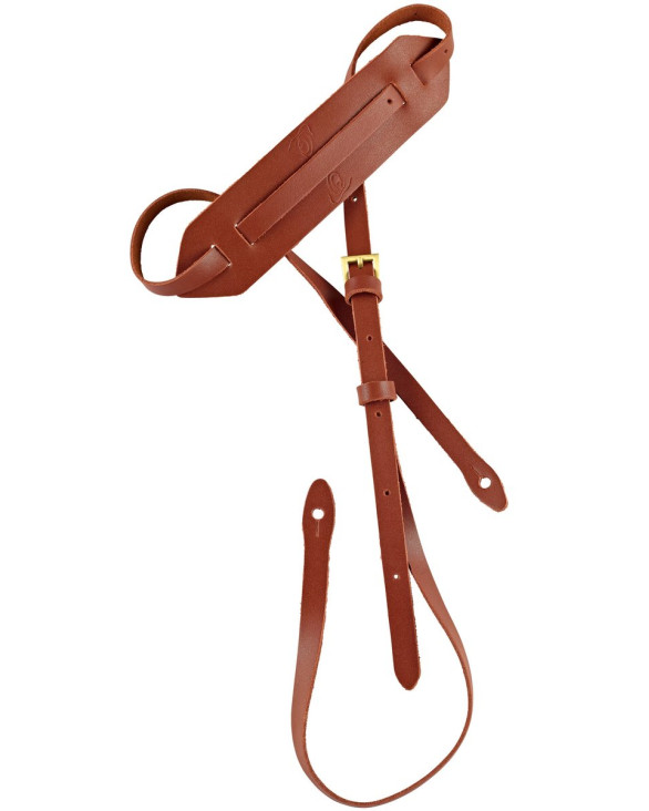 Ortega OSM-BR Mandolin Leather-Strap - Brown