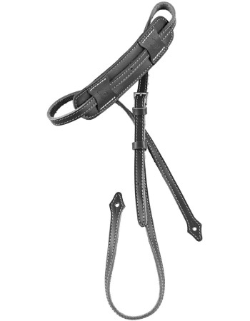 Ortega OSMDLX-BK DeLuxe Mandolin Leather-Strap - Black