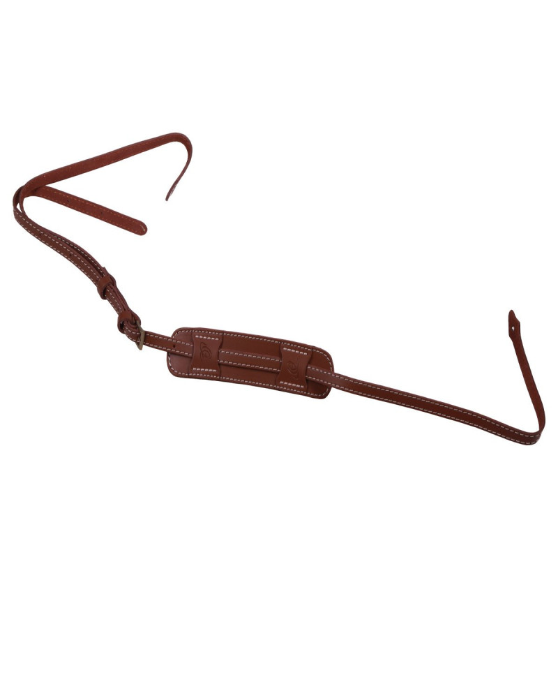 Ortega OSMDLX-BR DeLuxe Mandolin Leather-Strap - Brown