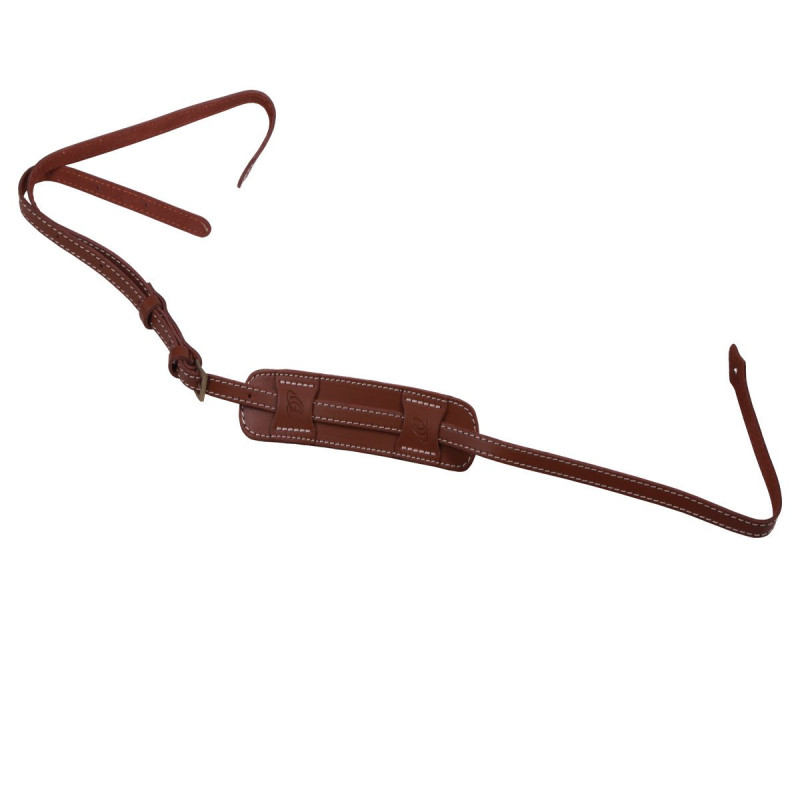 Ortega OSMDLX-BR DeLuxe Mandolin Leather-Strap - Brown