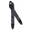 Ortega OSN-65SKBK Nylon Guitar-Strap - Black Skull