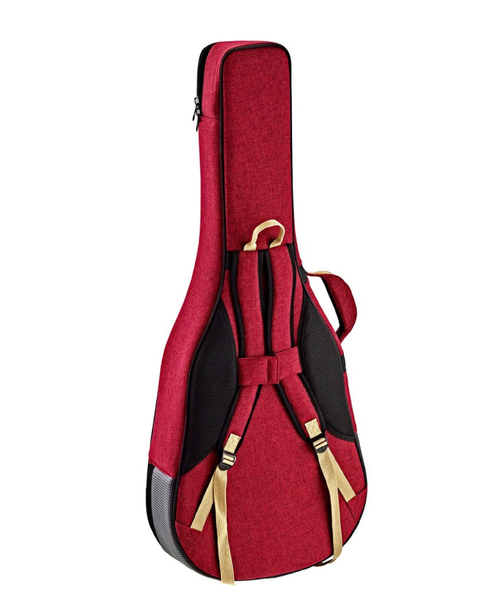 Ortega OSOCACL-BX 4/4 Classical-Guitar-Soft-Case - Bordeaux Wine