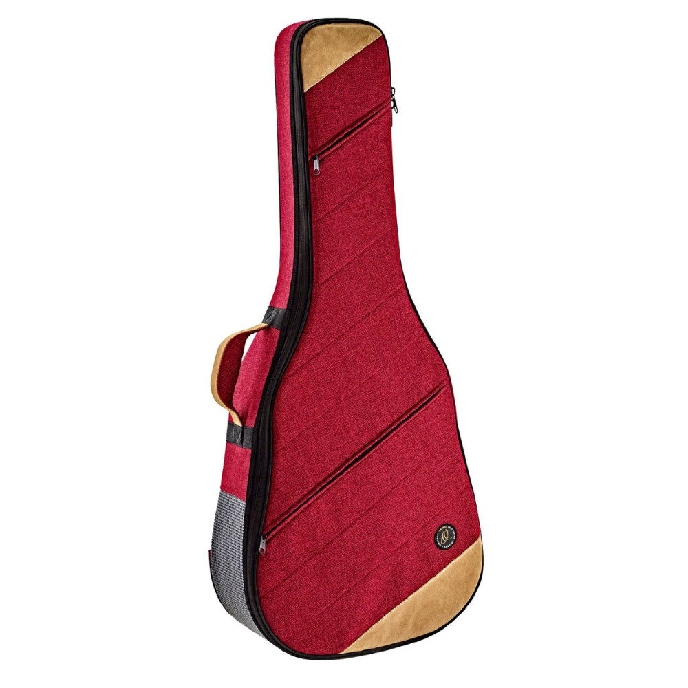 Ortega OSOCADN-BX Dreadnought-Guitar-Soft-Case - Bordeaux Wine