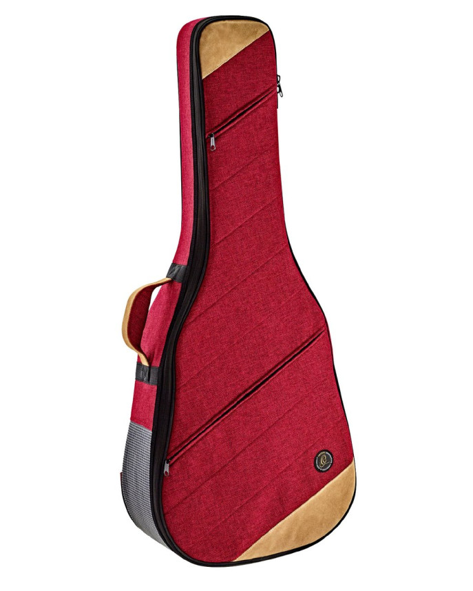 Ortega OSOCADN-BX Dreadnought-Guitar-Soft-Case - Bordeaux Wine