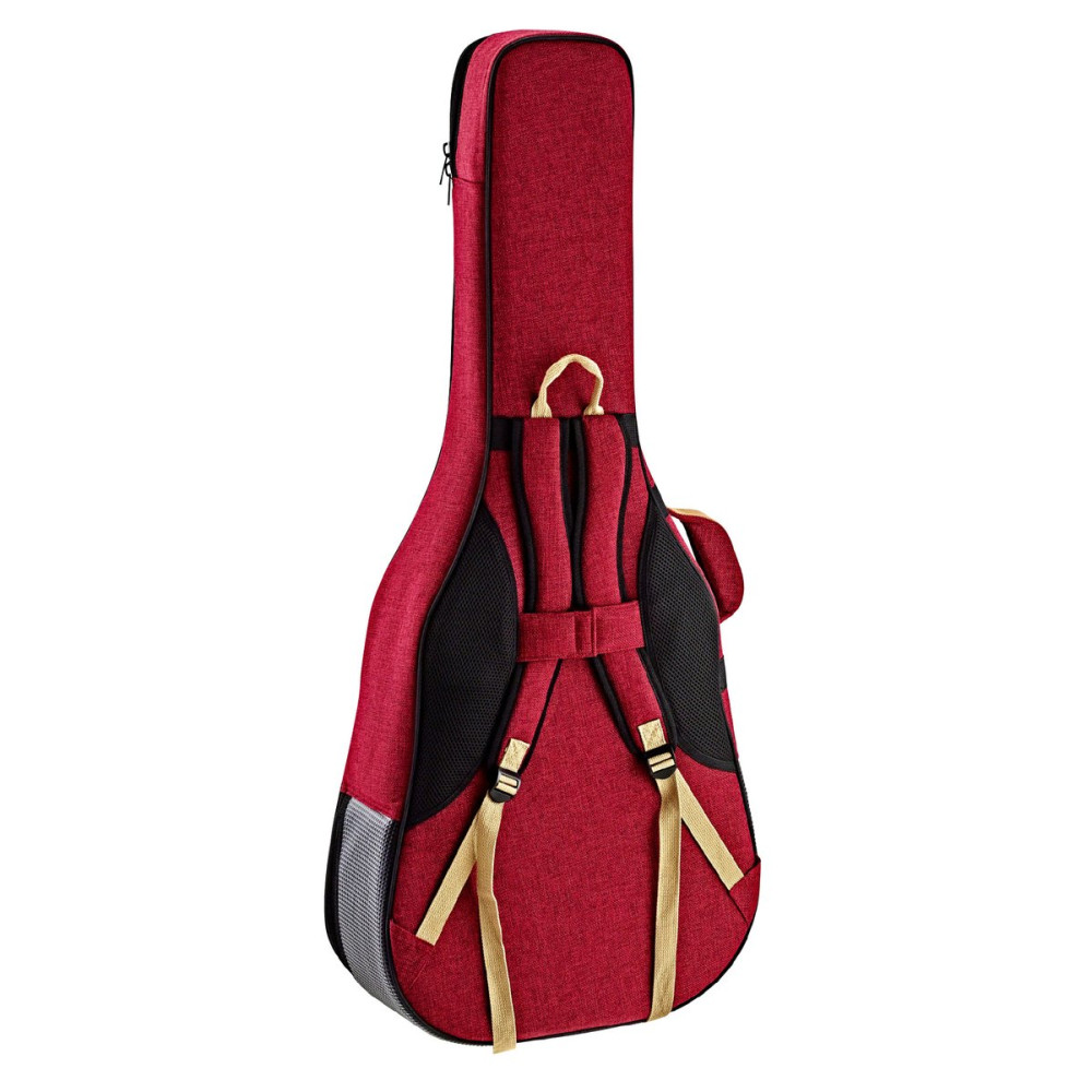 Ortega OSOCADN-BX Dreadnought-Guitar-Soft-Case - Bordeaux Wine
