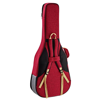 Ortega OSOCADN-BX Dreadnought-Guitar-Soft-Case - Bordeaux Wine
