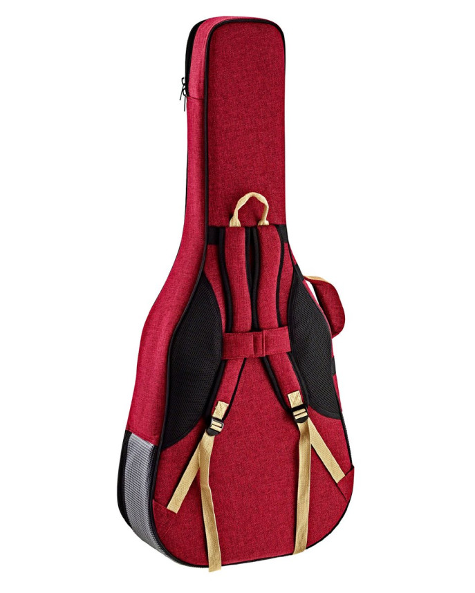Ortega OSOCADN-BX Dreadnought-Guitar-Soft-Case - Bordeaux Wine