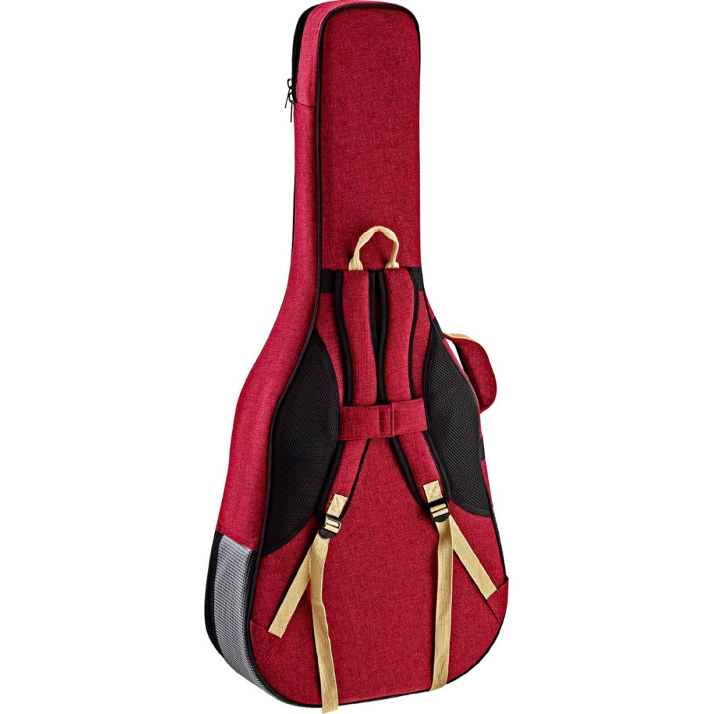 Ortega OSOCADN-BX Dreadnought-Guitar-Soft-Case - Bordeaux Wine