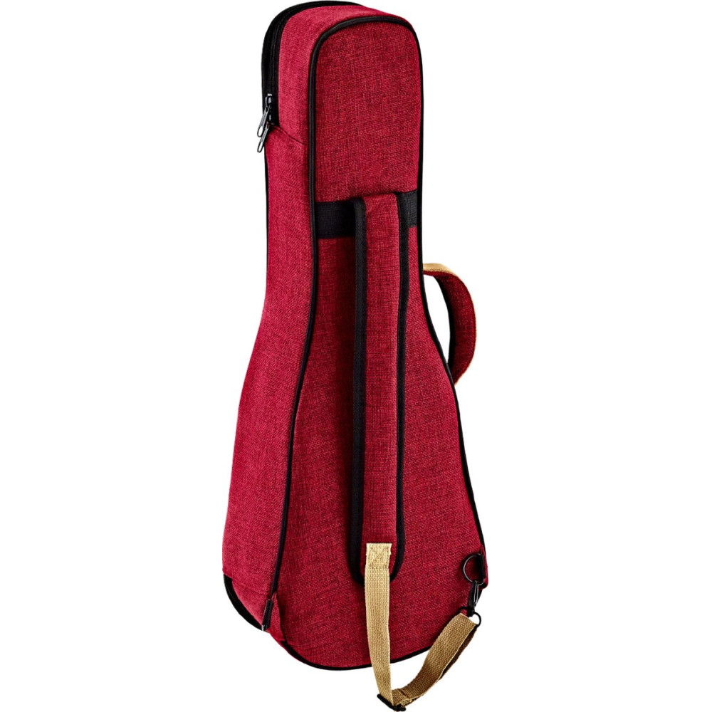 Ortega OSOCAUK-CC-BX Concert-Ukulele-Soft-Case - Bordeaux Wine