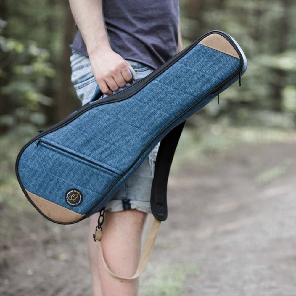 Ortega OSOCAUK-CC-OC Concert-Ukulele-Soft-Case - Ocean Blue