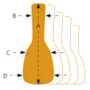 Ortega OSOCAUK-TE-OC Tenor-Ukulele-Soft-Case - Ocean Blue
