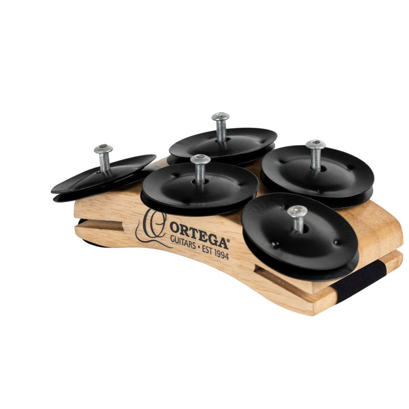 Ortega OSSFT-NT Percussion Series Foot Tambourine