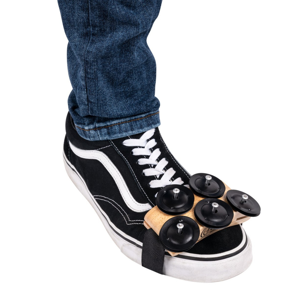 Ortega OSSFT-NT Percussion Series Foot Tambourine