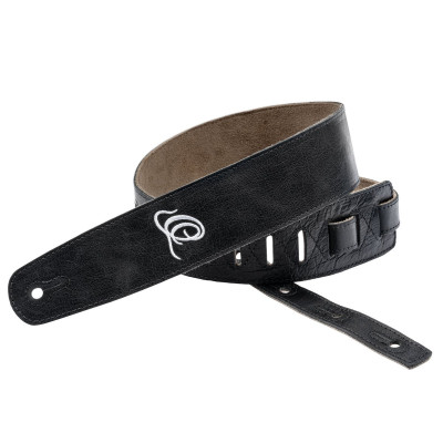 Ortega OSSU-10 Suede-Leather Guitar-Strap - Ash