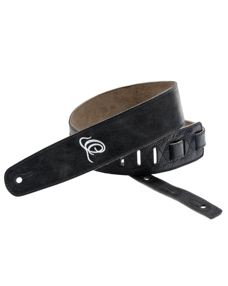 Ortega OSSU-10 Suede-Leather Guitar-Strap - Ash