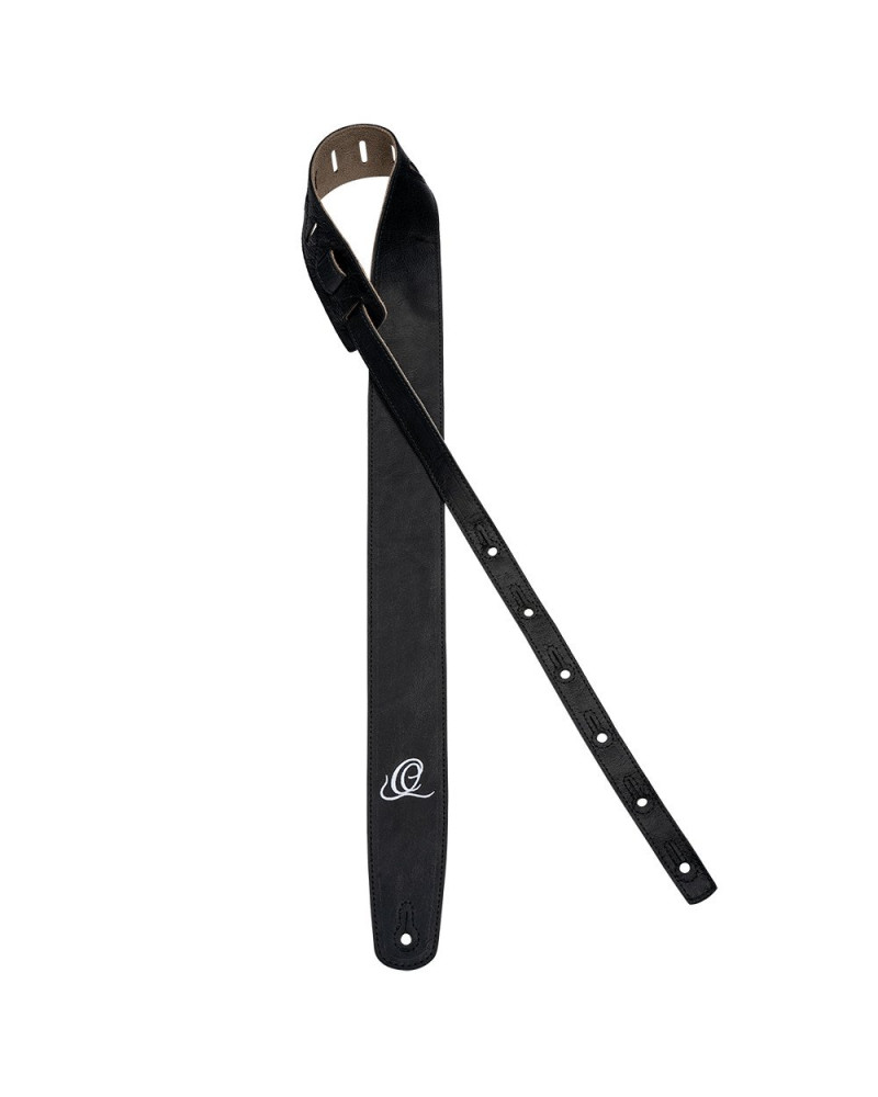 Ortega OSSU-10 Suede-Leather Guitar-Strap - Ash
