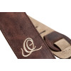 Ortega OSSU-20 Suede-Leather Guitar-Strap - Peat