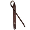 Ortega OSSU-20 Suede-Leather Guitar-Strap - Peat