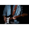 Ortega OSSU-30 Suede-Leather Guitar-Strap - Caramel