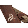Ortega OSSU-30 Suede-Leather Guitar-Strap - Caramel