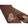 Ortega OSSU-30 Suede-Leather Guitar-Strap - Caramel